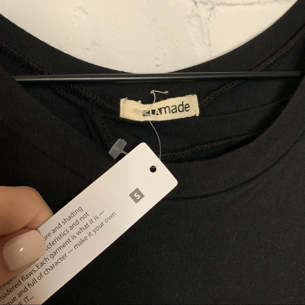 Revolve LAmade Salton Tank Dress Raven Size Small NWT